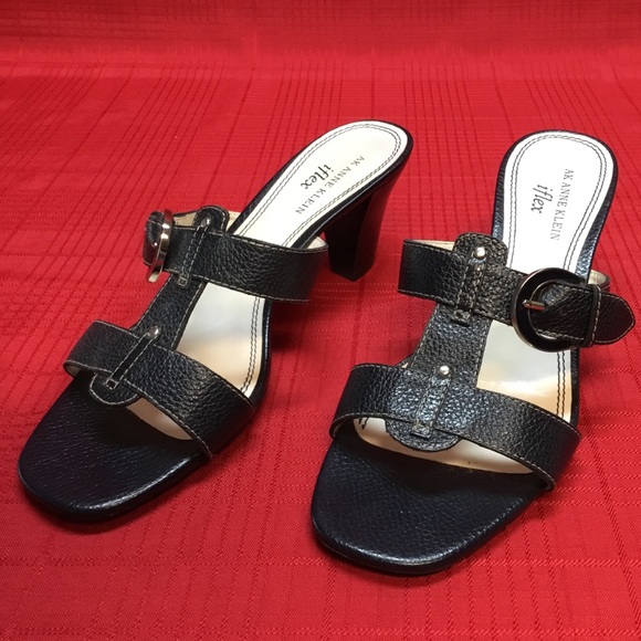 Anne Klein Shoes - Styling Slide-on Navy Heels.  Anne Klein.